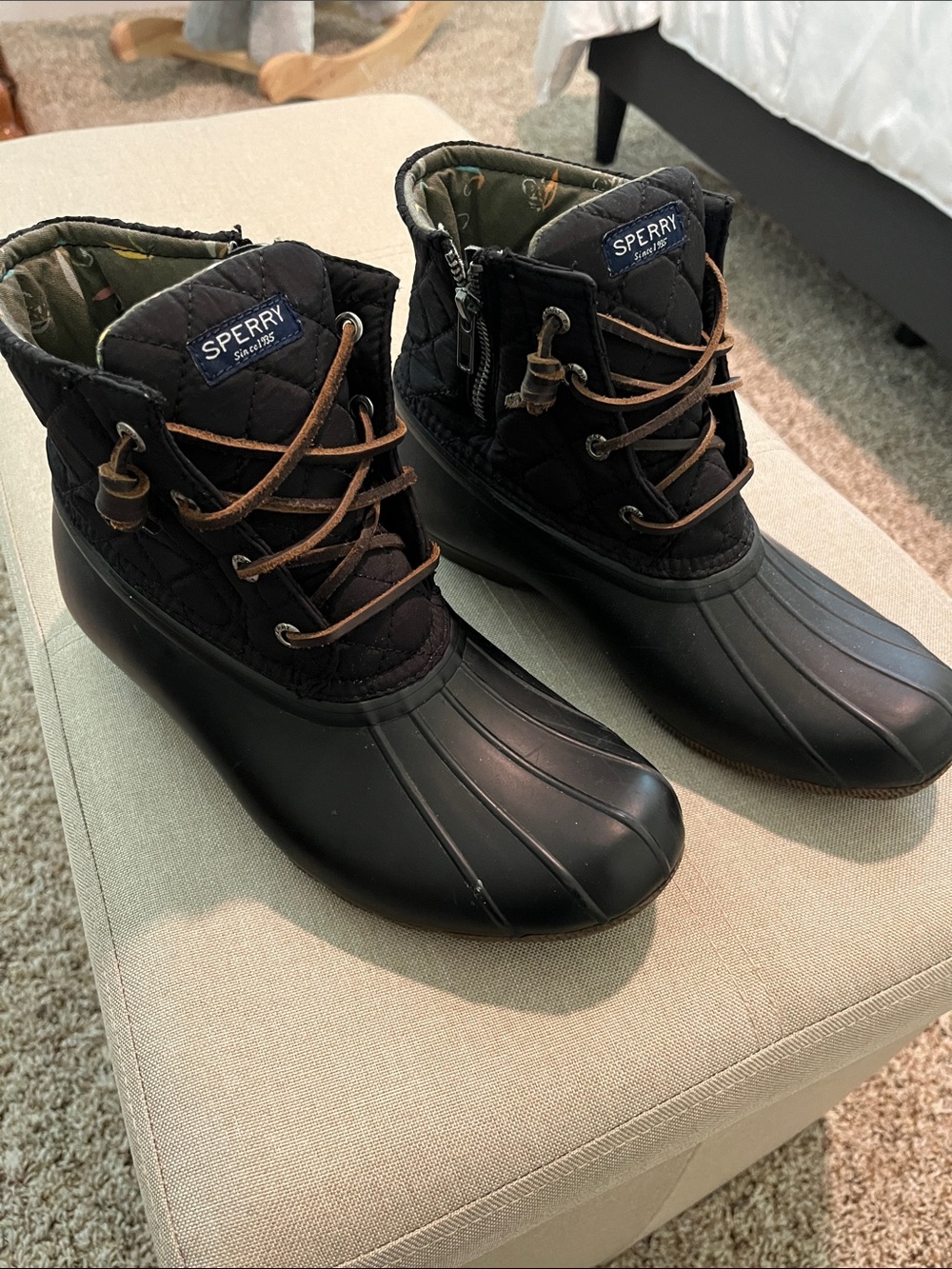 Women’s Sperry Saltwater Quilted Duck Boots